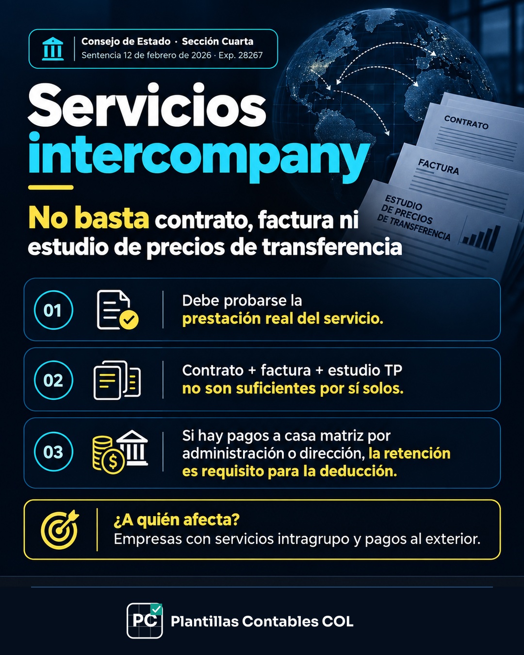 Servicios intercompany: contrato, factura y estudio de precios de transferencia pueden no ser suficientes