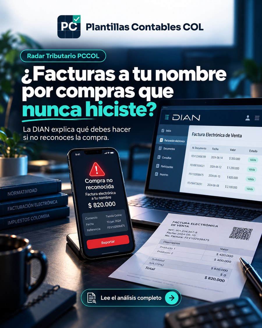 ¿Aparecieron facturas electrónicas por compras que nunca hiciste? Paso a paso ante la DIAN