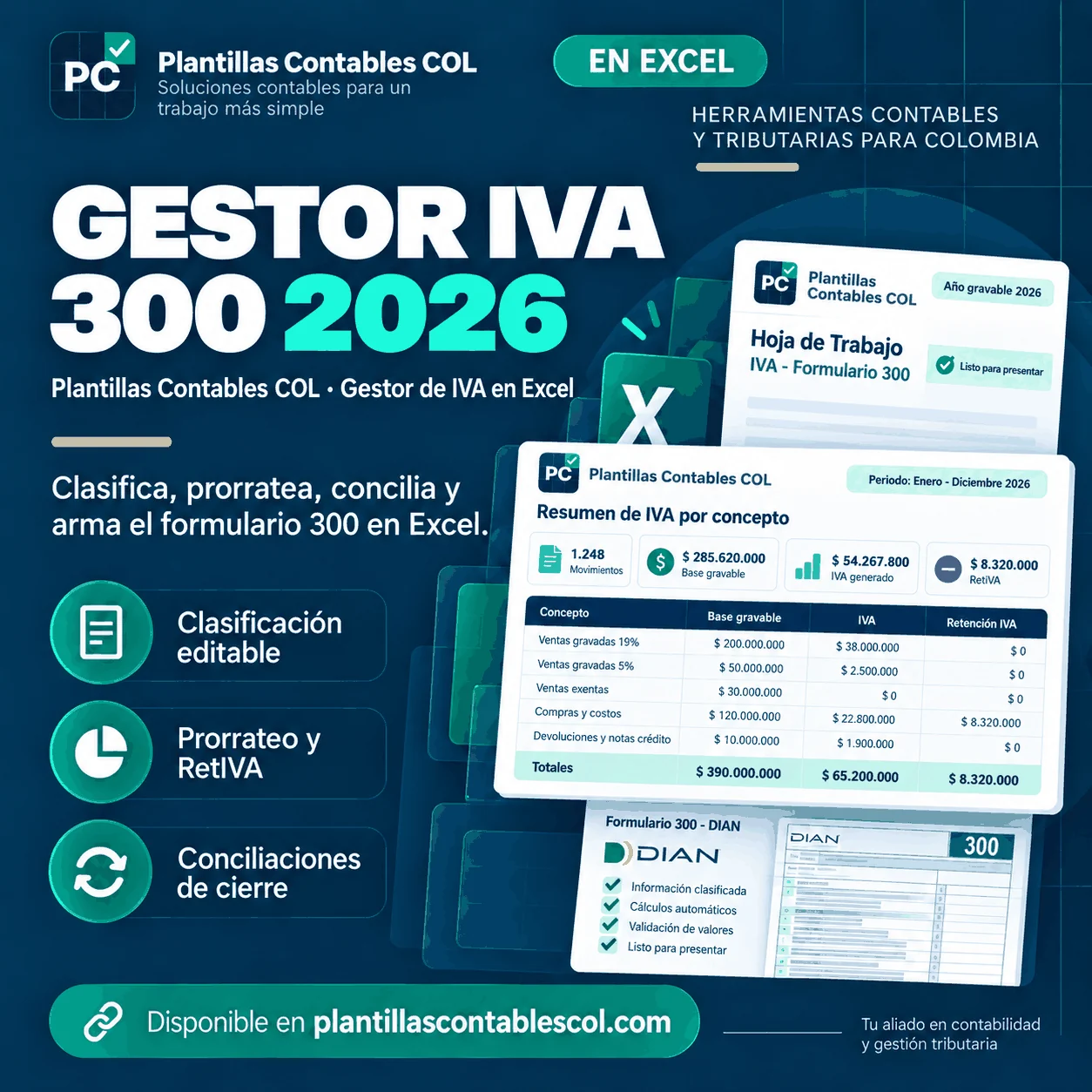 Gestor IVA 300 PCCOL